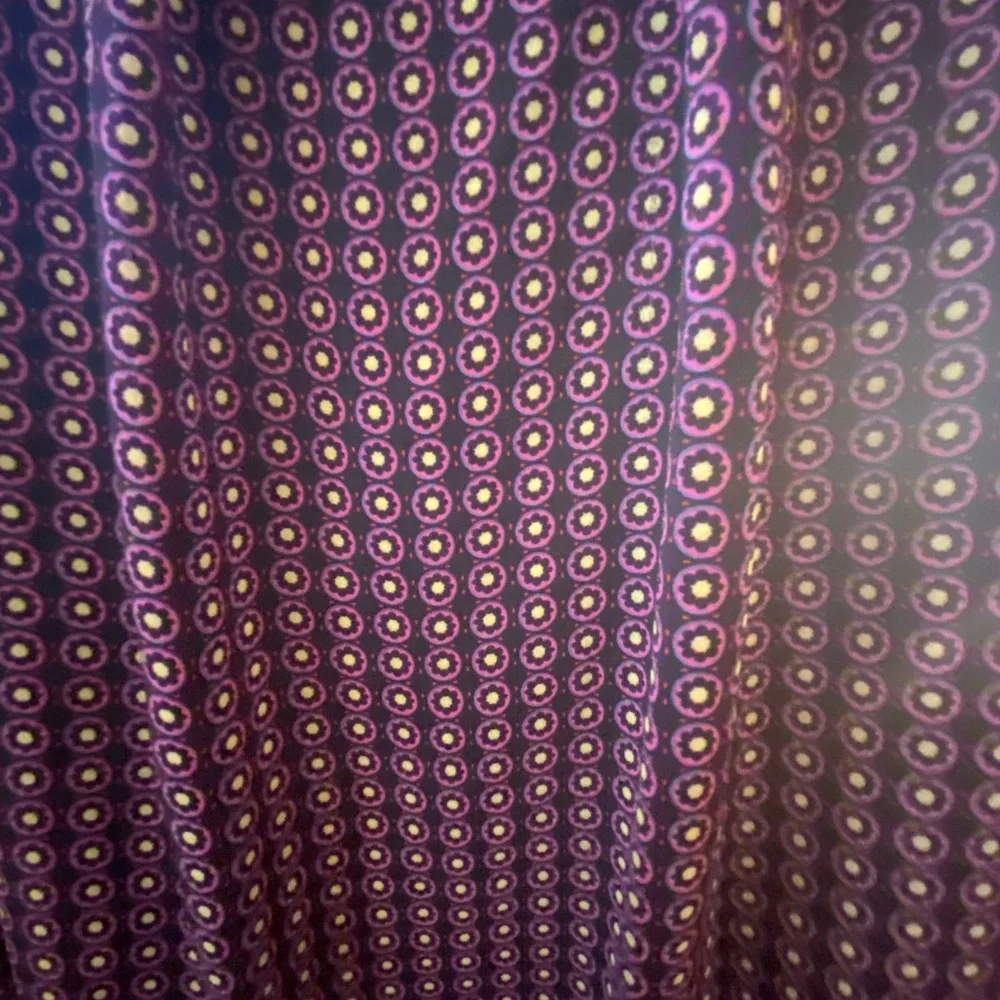 Roz & Ali Purple Ribbed Cut Out Tank Top